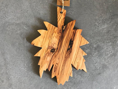 Olive Wood Board, Wood Sycamore leaf, Natural Wooden Cutting Board, Stylish Serving Board, Natural Olive Wood Board, High Quality Board