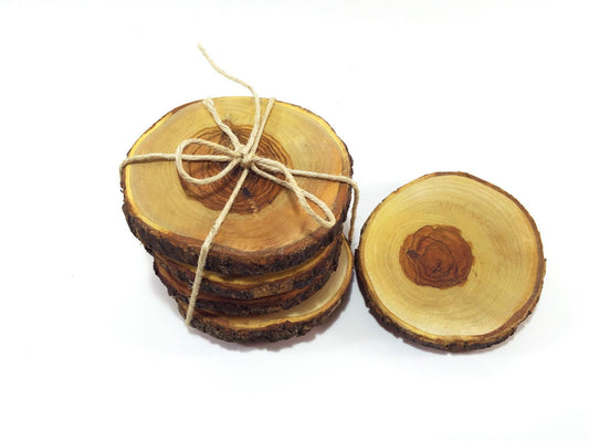 Olive Wood Coasters, Olive Wood Slice Coasters, Authentic Coasters, Rustic Coasters, Vintage Coasters, High Quality Wooden Coasters