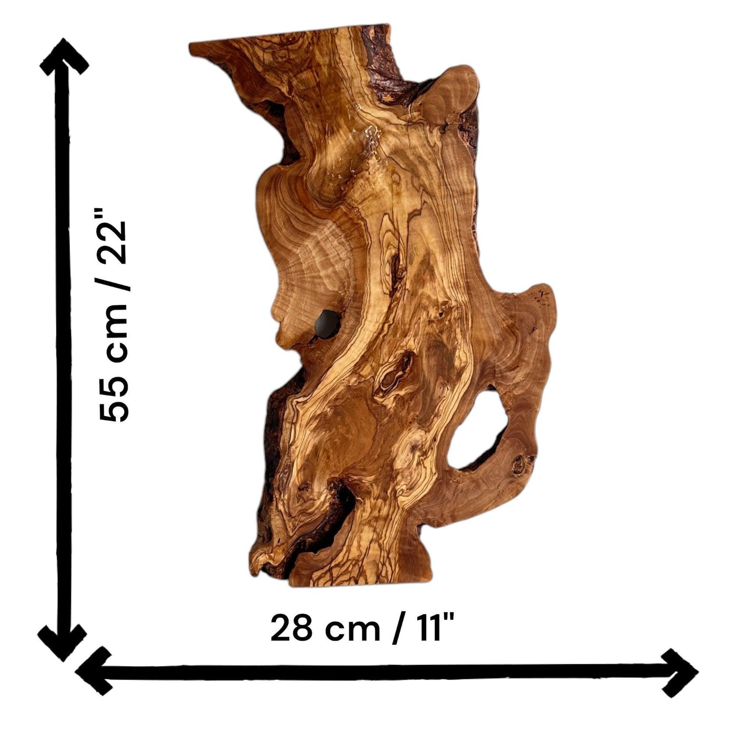 Olive Wood Live Edge Slabs, Wooden Blocks for Epoxy Resin Table