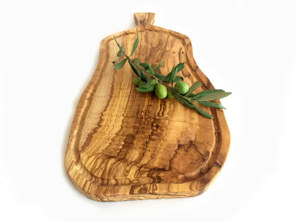 Olive Wood Steak Board, Unique Wooden Cutting Board,