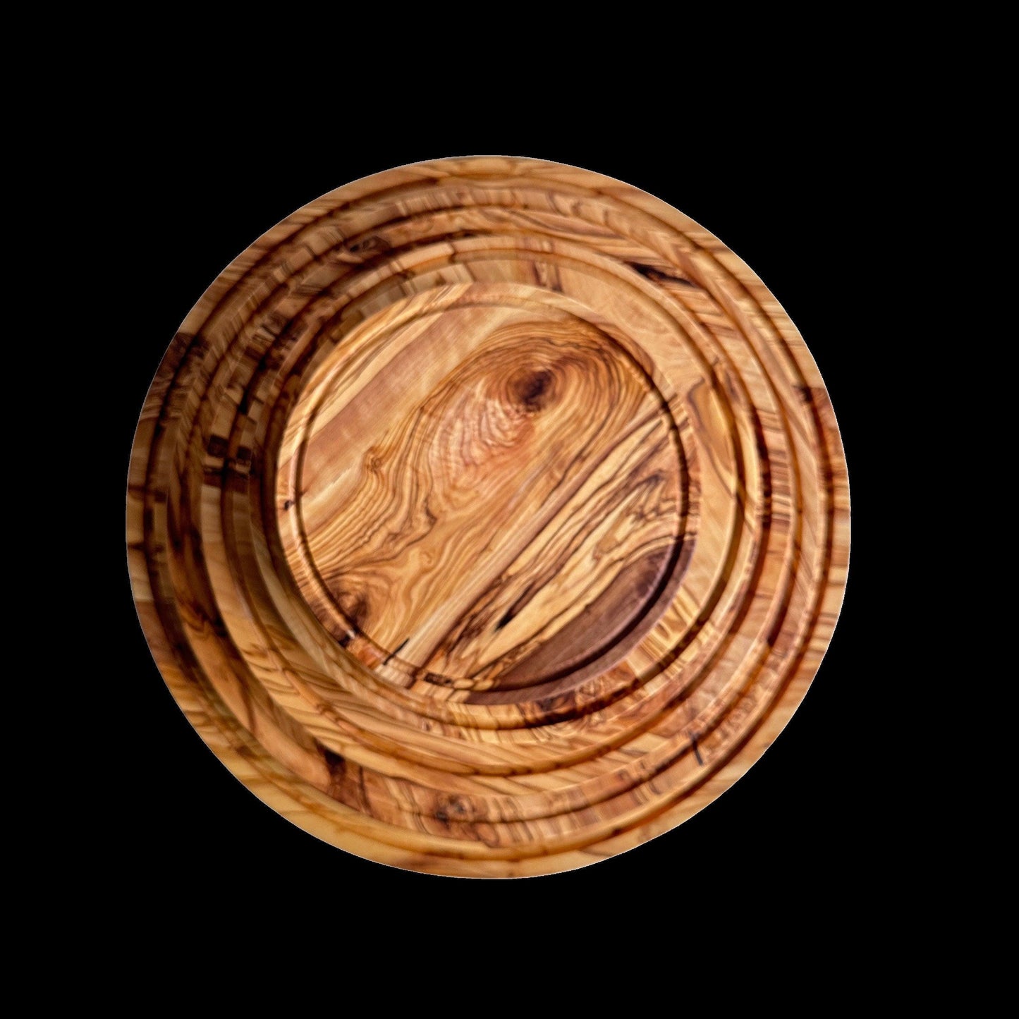 Personalized Olive Wood Round Pizza and Steak Board, Wooden Round Cutting Board, Large Pizza Boards