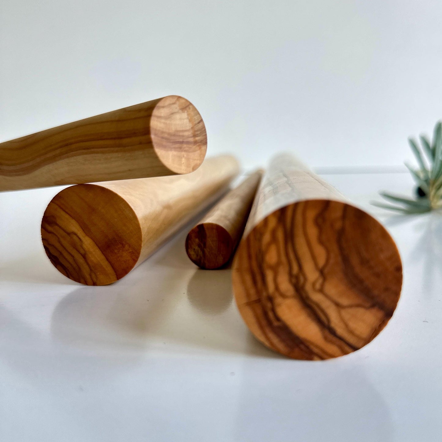 Handcrafted Olive Wood Mattarello - Handmade Rolling Pin - Unique Kitchen Utensil