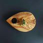 Handmade Olive Wood Serving Board, Natural Grain Cheese Board