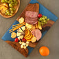 Handmade Olive Wood & Blue Resin Charcuterie Board