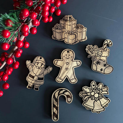 Olive Wood Christmas Ornaments | Holiday Decor | Christmas Gifts