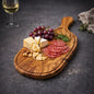 Personalized Olive Wood Cutting Board, Engraved Handle