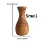 Handcrafted Olive Wood Vase | Natural Elegance for your Home Decor